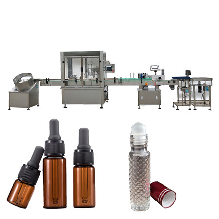 Automatyczna maszyna do napełniania opakowań, napełnianie butelek i etykieciarka