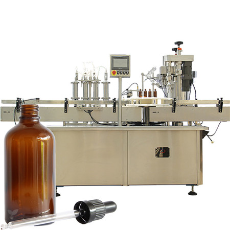 Automatyczna maszyna do napełniania butelek z płynem 4 uncje aromaterapeutyczne plastikowe butelki z zakraplaczem 8 uncji maszyna do napełniania butelek olejków lawendowych