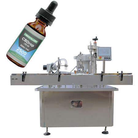 Automatyczna maszyna do napełniania YB-YX4 15 ml fiolka cbd do napełniania butelek i maszyna do etykietowania
